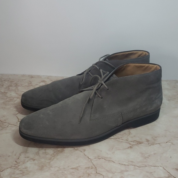 Tods Gray Suede Men\'s Shoes 10.5